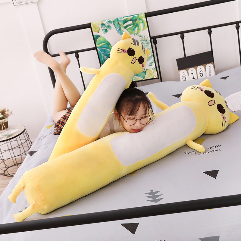 Buttercup the Long Snuggly Yellow Cat Plushie - Kawaiies - Adorable - Cute - Plushies - Plush - Kawaii