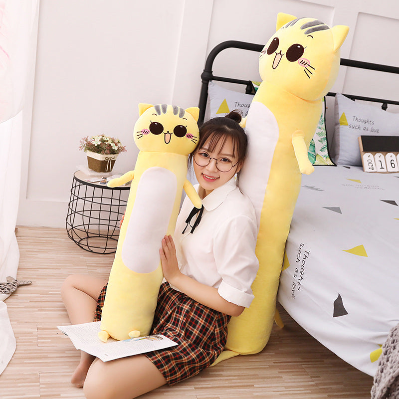Buttercup the Long Snuggly Yellow Cat Plushie - Kawaiies - Adorable - Cute - Plushies - Plush - Kawaii