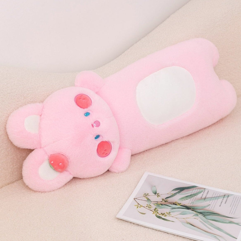 Buttons the Fluffy Pink Bunny Plushie - Kawaiies - Adorable - Cute - Plushies - Plush - Kawaii