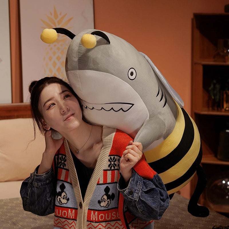 Buzz the Shark & Bee Plushie - Kawaiies - Adorable - Cute - Plushies - Plush - Kawaii