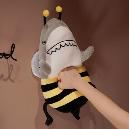 Buzz the Shark & Bee Plushie - Kawaiies - Adorable - Cute - Plushies - Plush - Kawaii