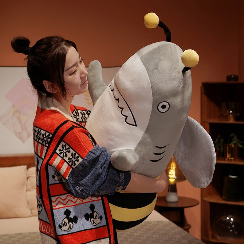 Buzz the Shark & Bee Plushie - Kawaiies - Adorable - Cute - Plushies - Plush - Kawaii