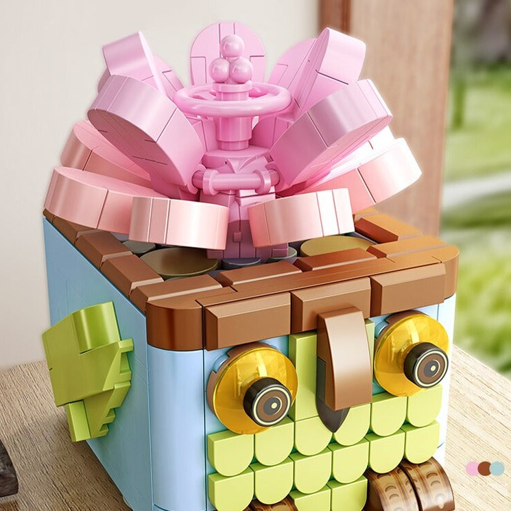 Cactus Succulent Animal Plant Pots Building Sets - Kawaiies - Adorable - Cute - Plushies - Plush - Kawaii