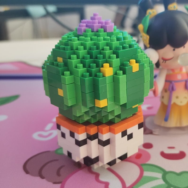 Cactus Succulent Plant Pots Nano Building Set - Kawaiies - Adorable - Cute - Plushies - Plush - Kawaii