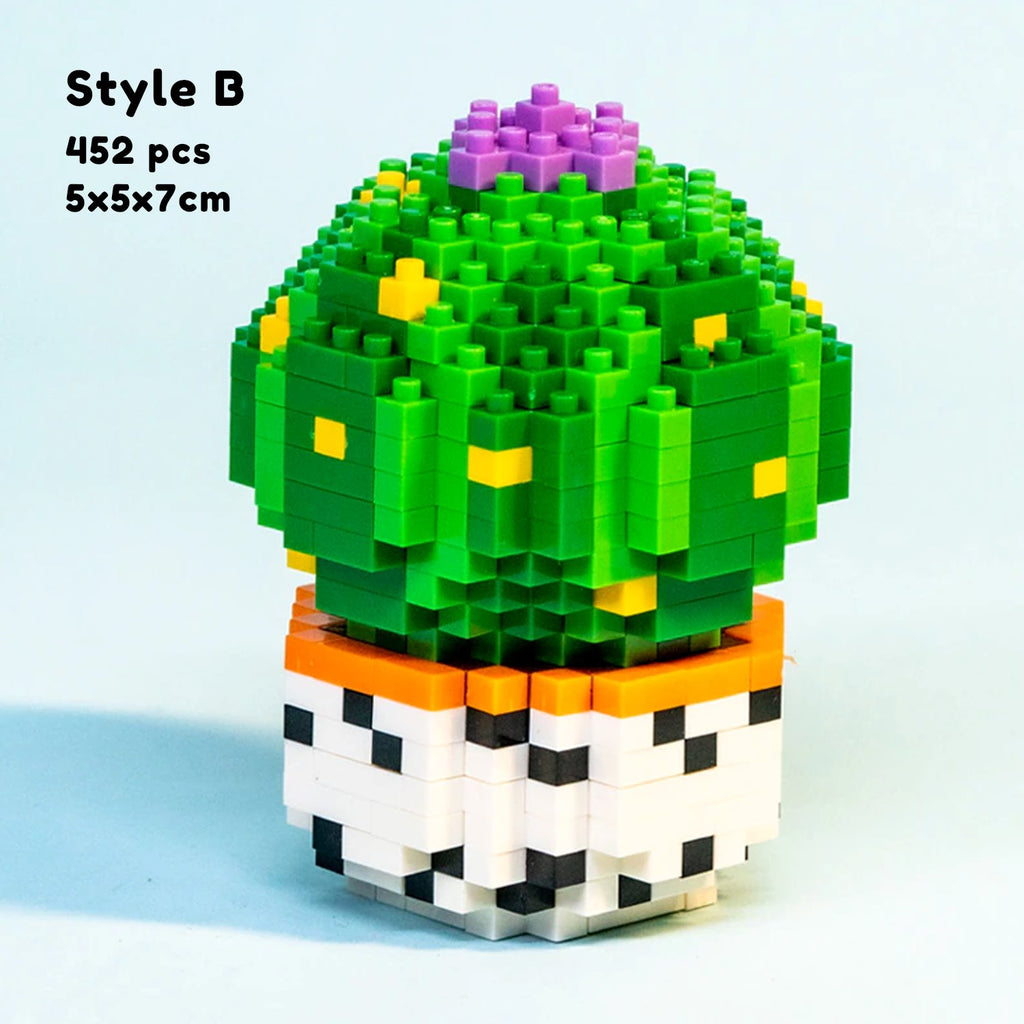 Cactus Succulent Plant Pots Nano Building Set - Kawaiies - Adorable - Cute - Plushies - Plush - Kawaii