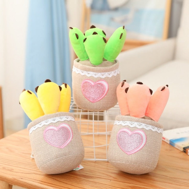 Cactus Succulent Pot Plant Plushie - Kawaiies - Adorable - Cute - Plushies - Plush - Kawaii