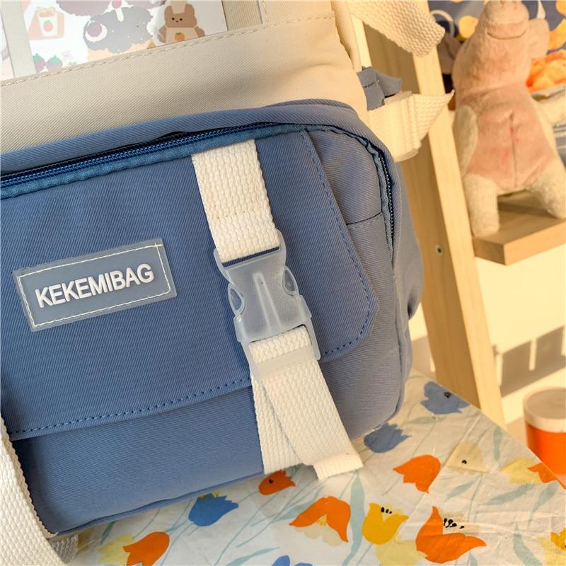 Canvas Kekemi Bear Friends Backpack - Kawaiies - Adorable - Cute - Plushies - Plush - Kawaii