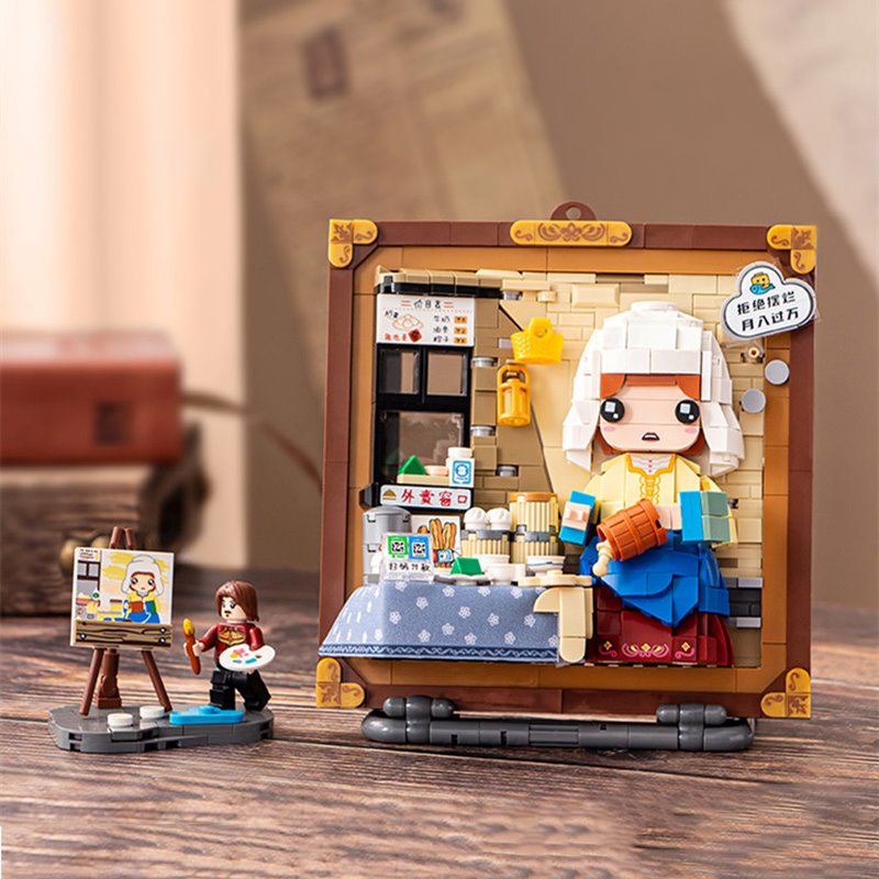 Caricature Famous Paintings Micro Building Blocks - Kawaiies - Adorable - Cute - Plushies - Plush - Kawaii