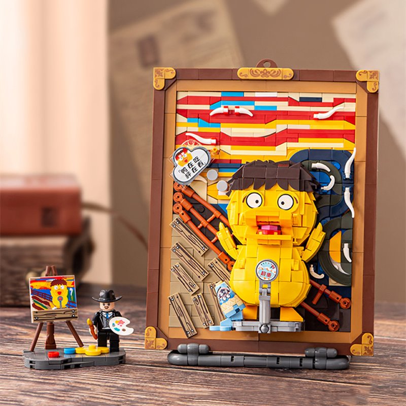 Caricature Famous Paintings Micro Building Blocks - Kawaiies - Adorable - Cute - Plushies - Plush - Kawaii