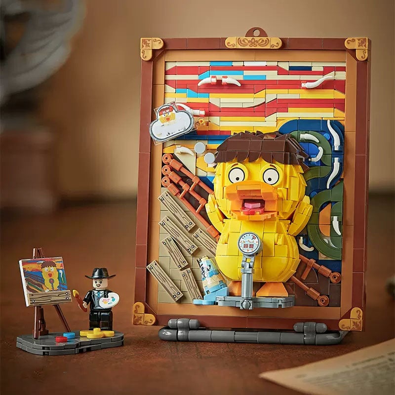 Caricature Famous Paintings Micro Building Blocks - Kawaiies - Adorable - Cute - Plushies - Plush - Kawaii