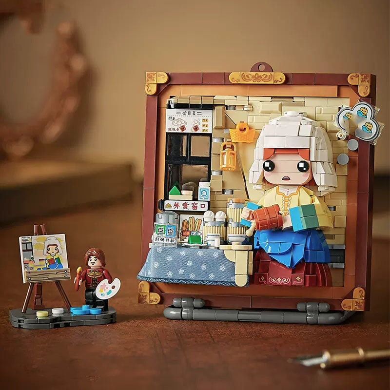 Caricature Famous Paintings Micro Building Blocks - Kawaiies - Adorable - Cute - Plushies - Plush - Kawaii