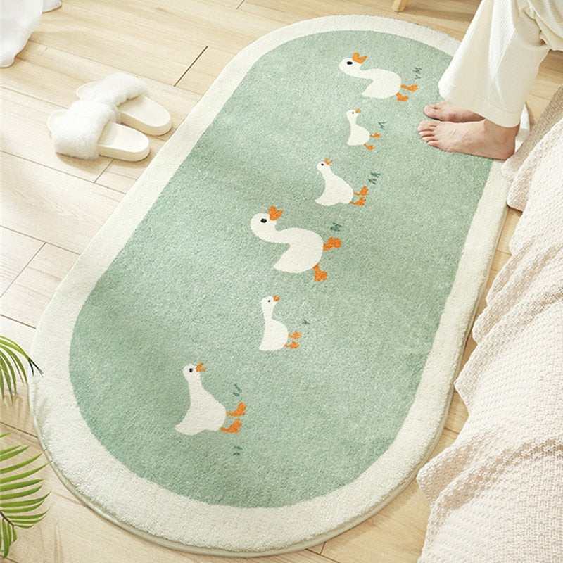 Cartoon Animal Soft Rounded Long Carpet - Kawaiies - Adorable - Cute - Plushies - Plush - Kawaii