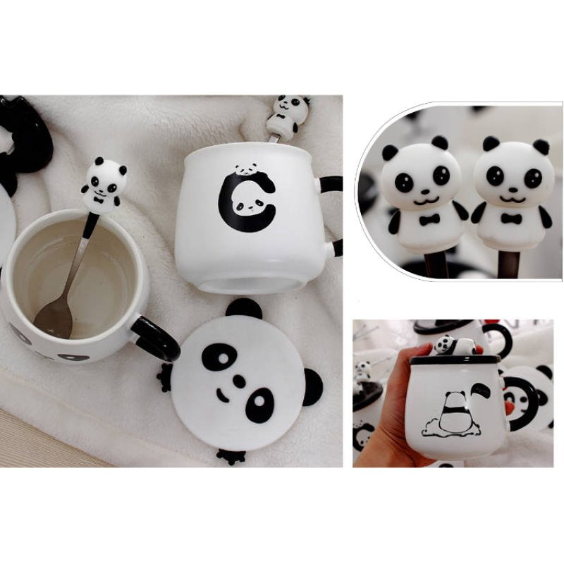 Cute Panda Ceramic Mug – Kawaiies