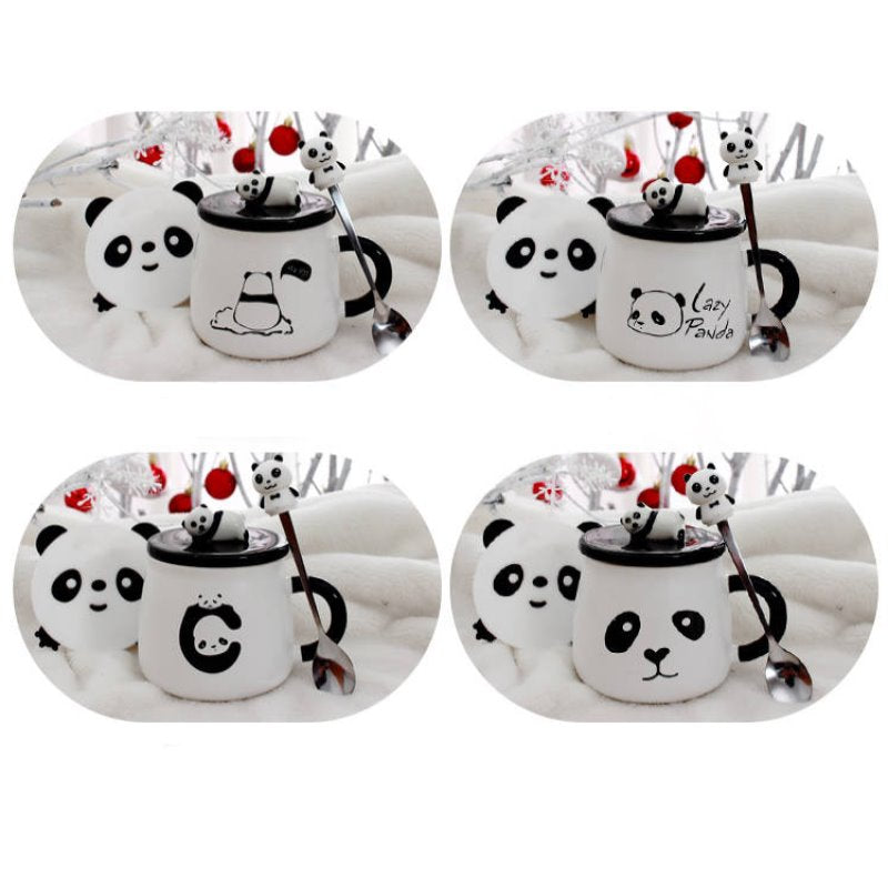 Ceramic Panda Mugs - Kawaiies - Adorable - Cute - Plushies - Plush - Kawaii