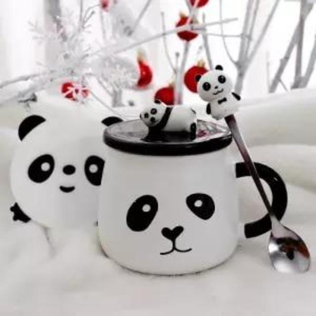 Ceramic Panda Mugs - Kawaiies - Adorable - Cute - Plushies - Plush - Kawaii