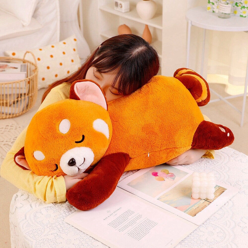 kawaiies-softtoys-plushies-kawaii-plush-Chai the Sleeping Red Panda Plushie | NEW Soft toy 