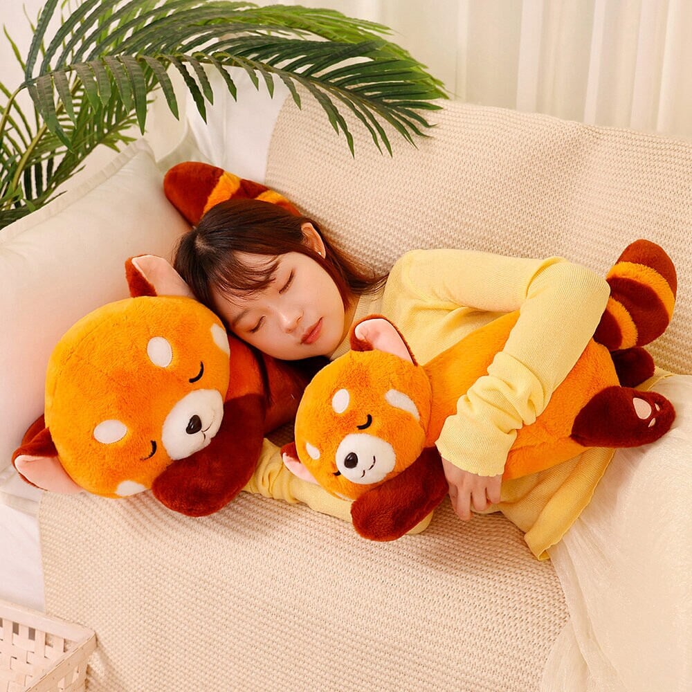 kawaiies-softtoys-plushies-kawaii-plush-Chai the Sleeping Red Panda Plushie | NEW Soft toy 