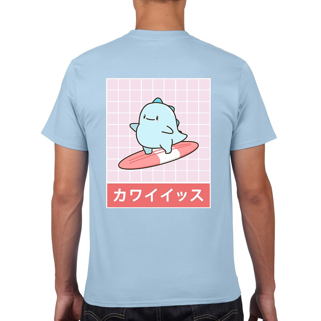 Checkered Tato Surfing Tee - Kawaiies - Adorable - Cute - Plushies - Plush - Kawaii