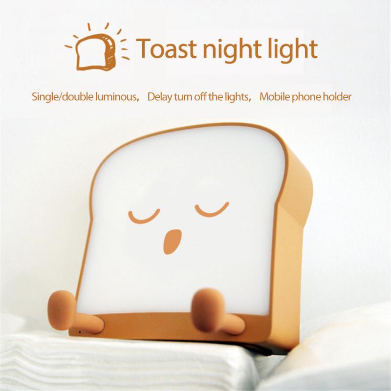 Cheeky Mimi Toastie LED Night Light - Kawaiies - Adorable - Cute - Plushies - Plush - Kawaii