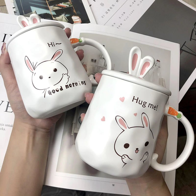 Adorable Bunny in a Cup