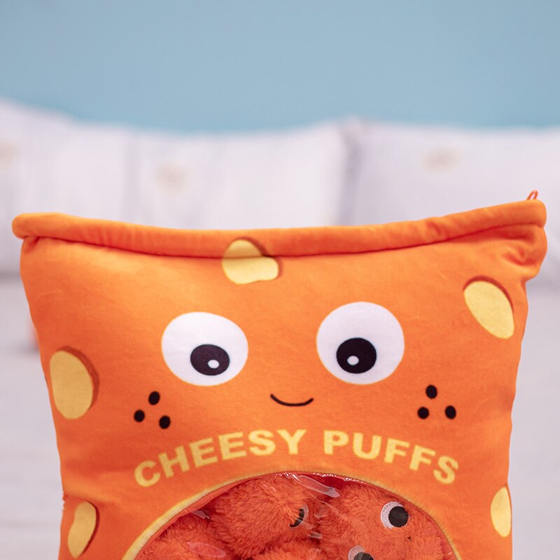 Cheesy Puffs Snack Bags - Kawaiies - Adorable - Cute - Plushies - Plush - Kawaii