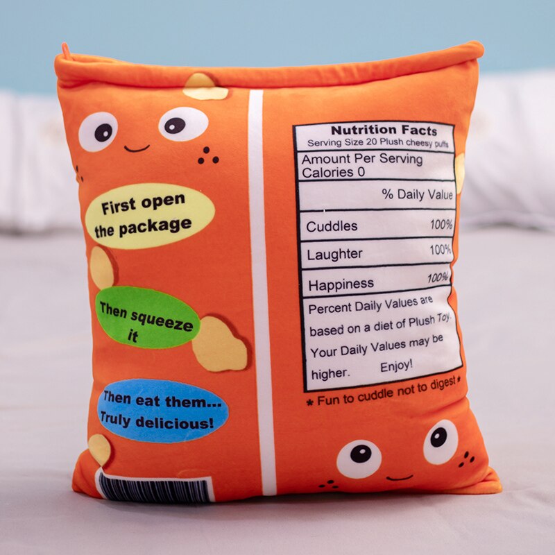 Cheesy Puffs Snack Bags - Kawaiies - Adorable - Cute - Plushies - Plush - Kawaii