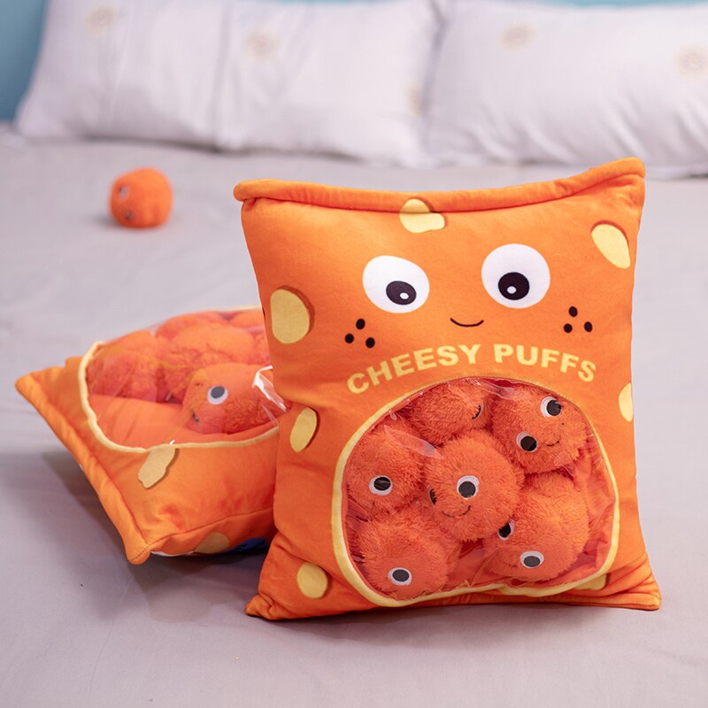 Cheesy Puffs Snack Bags - Kawaiies - Adorable - Cute - Plushies - Plush - Kawaii