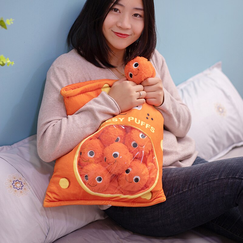 Cheesy Puffs Snack Bags - Kawaiies - Adorable - Cute - Plushies - Plush - Kawaii