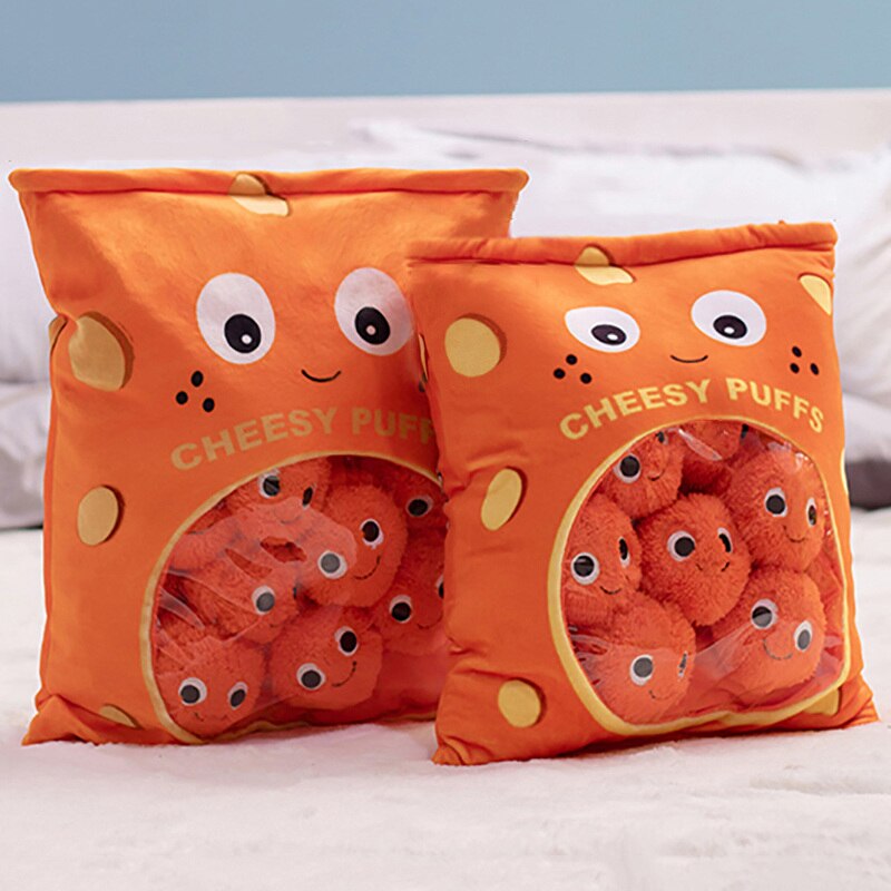 Cheesy Puffs Snack Bags - Kawaiies - Adorable - Cute - Plushies - Plush - Kawaii