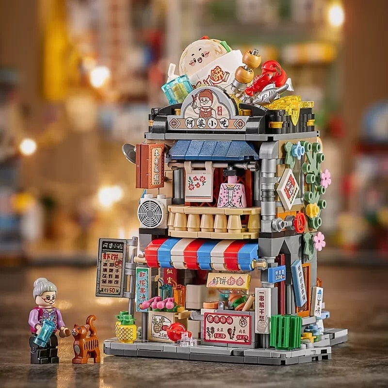 Hong Kong Restaurant Micro Building Blocks | NEW - Kawaiies - Adorable - Cute - Plushies - Plush - Kawaii
