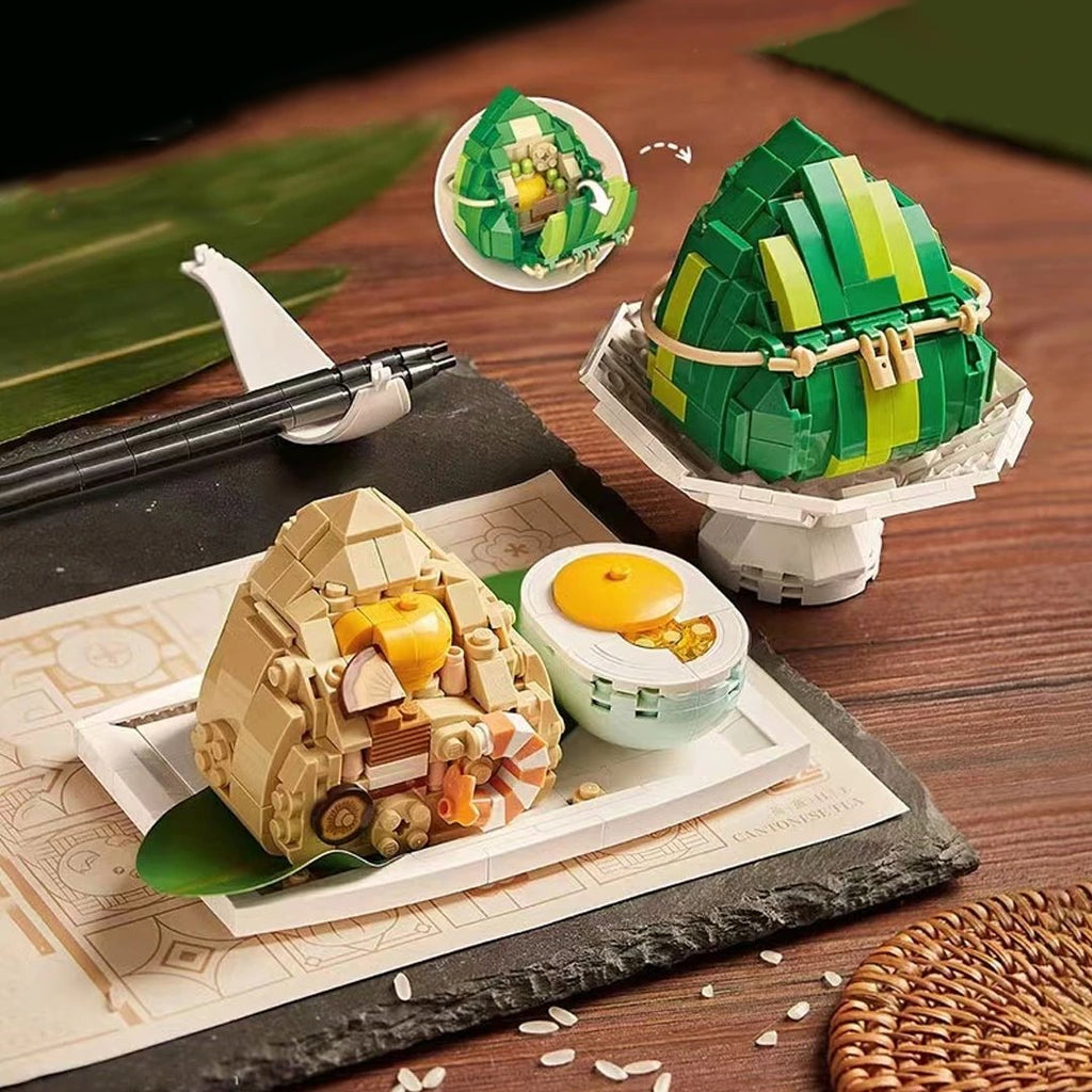 kawaiies-softtoys-plushies-kawaii-plush-Chinese Dim Sum Micro Building Blocks Collection Build it Sticky Rice Dumpling 