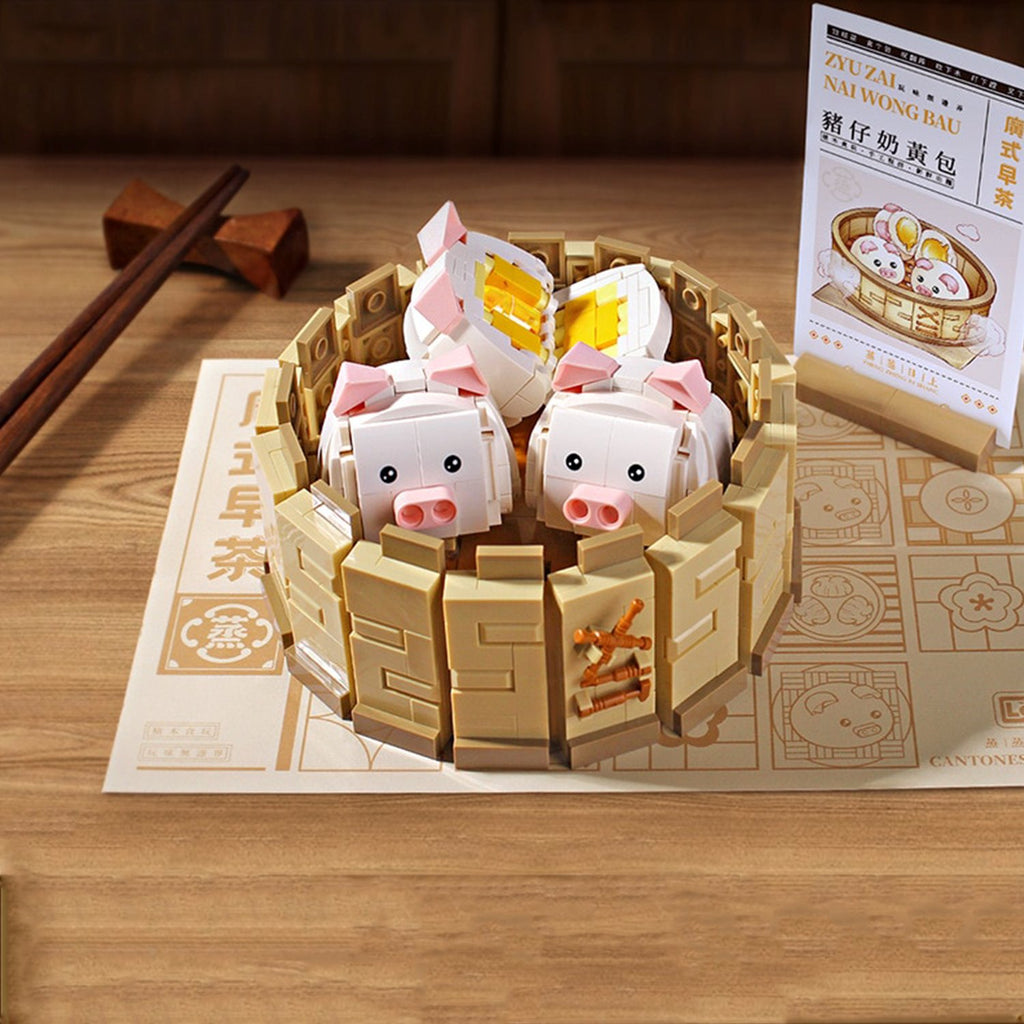 Chinese Dim Sum Nano Building Blocks Collection - Kawaiies - Adorable - Cute - Plushies - Plush - Kawaii
