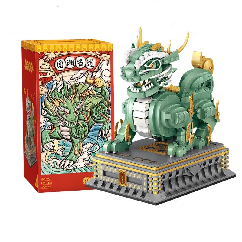 Chinese Qilin Statue Micro Building Blocks - Kawaiies - Adorable - Cute - Plushies - Plush - Kawaii