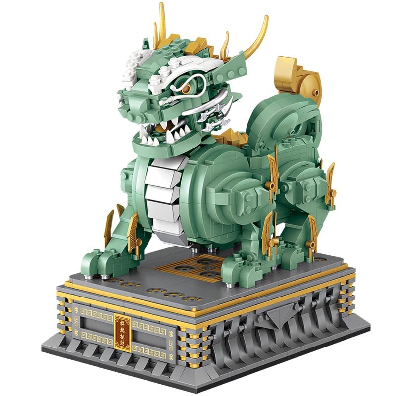 Chinese Qilin Statue Micro Building Blocks - Kawaiies - Adorable - Cute - Plushies - Plush - Kawaii