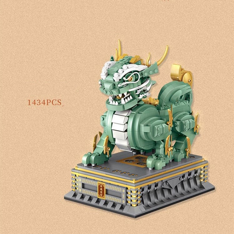 Chinese Qilin Statue Micro Building Blocks - Kawaiies - Adorable - Cute - Plushies - Plush - Kawaii