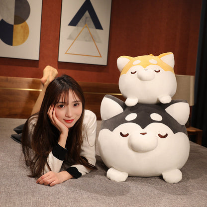 Chonky Cheerful Shiba Inu Squad Plushies - Kawaiies - Adorable - Cute - Plushies - Plush - Kawaii