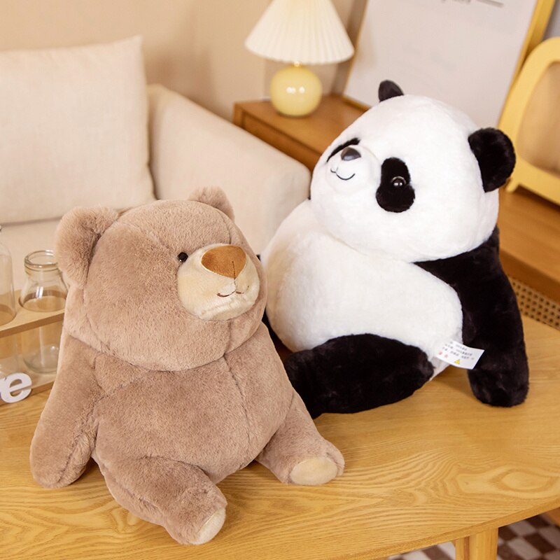 Chonky Fat Bear Panda Polar Bear Plushies - Kawaiies - Adorable - Cute - Plushies - Plush - Kawaii