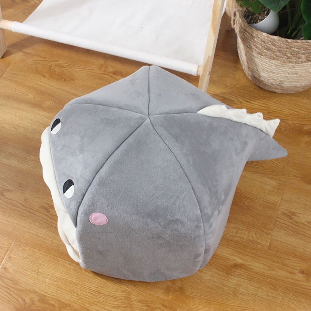 Chonky Kawaii Dinosaur Cave Cat Dog Bed - Kawaiies - Adorable - Cute - Plushies - Plush - Kawaii