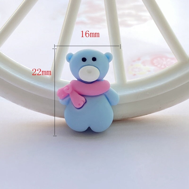 Christmas 12 Piece DIY Resin Decoration Accessories - Kawaiies - Adorable - Cute - Plushies - Plush - Kawaii