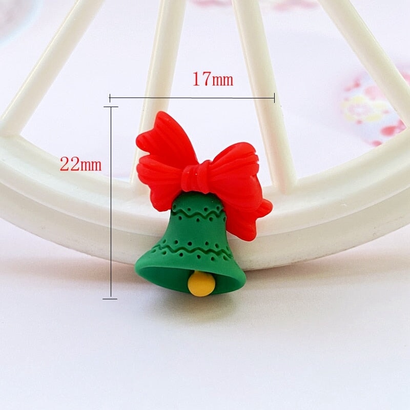 Christmas 12 Piece DIY Resin Decoration Accessories - Kawaiies - Adorable - Cute - Plushies - Plush - Kawaii