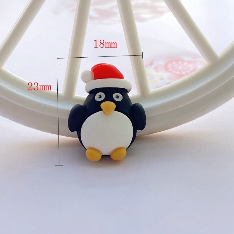 Christmas 12 Piece DIY Resin Decoration Accessories - Kawaiies - Adorable - Cute - Plushies - Plush - Kawaii