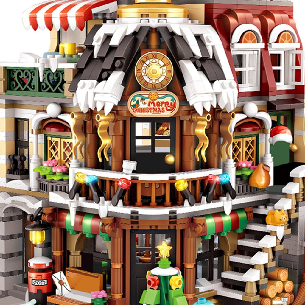 Christmas Cafe Shop Nano Building Block - Kawaiies - Adorable - Cute - Plushies - Plush - Kawaii