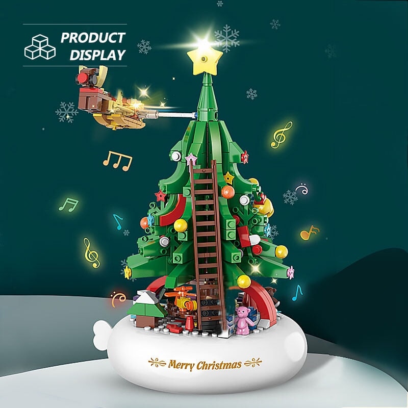 Christmas Tree Music Box Building Block - Kawaiies - Adorable - Cute - Plushies - Plush - Kawaii