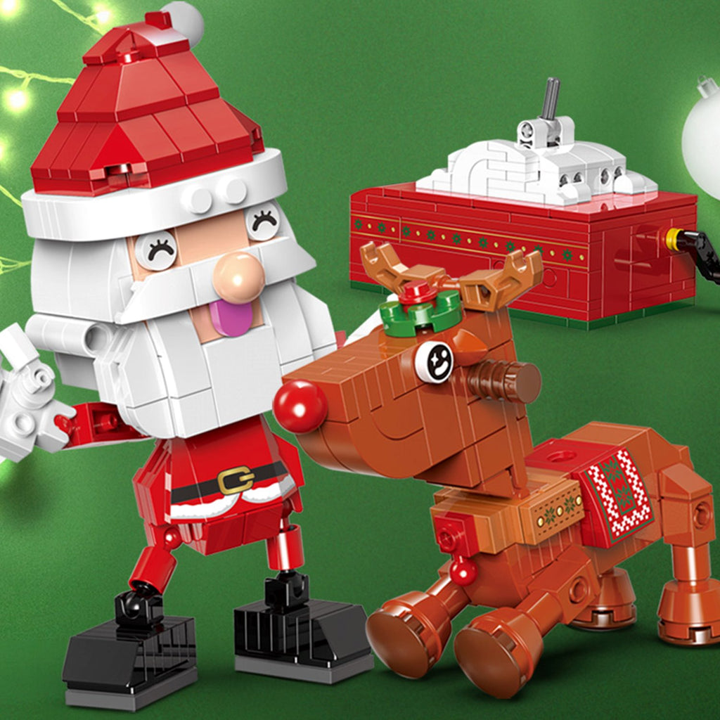 Christmas Village Rotating Mechanics Building Sets - Kawaiies - Adorable - Cute - Plushies - Plush - Kawaii