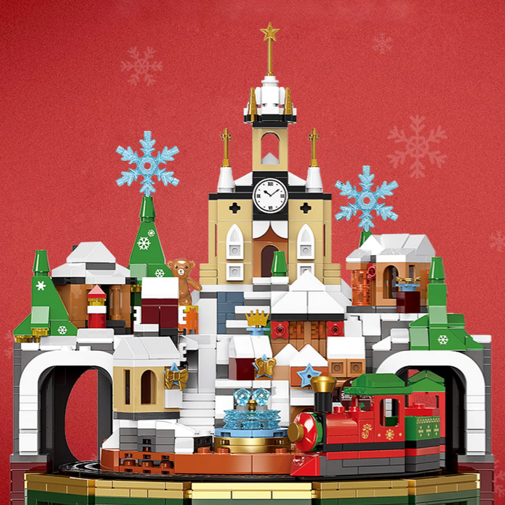 Christmas Village Rotating Mechanics Building Sets - Kawaiies - Adorable - Cute - Plushies - Plush - Kawaii