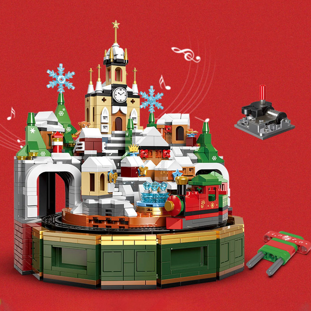 Christmas Village Rotating Mechanics Building Sets - Kawaiies - Adorable - Cute - Plushies - Plush - Kawaii