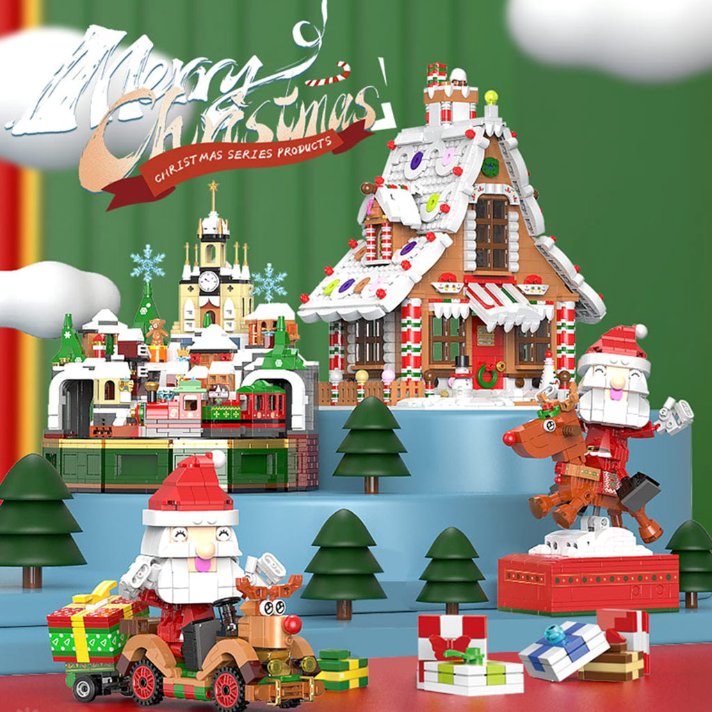Christmas Village Rotating Mechanics Building Sets - Kawaiies - Adorable - Cute - Plushies - Plush - Kawaii