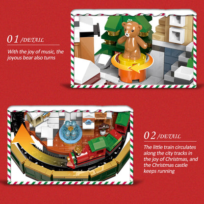 Christmas Village Rotating Mechanics Building Sets - Kawaiies - Adorable - Cute - Plushies - Plush - Kawaii