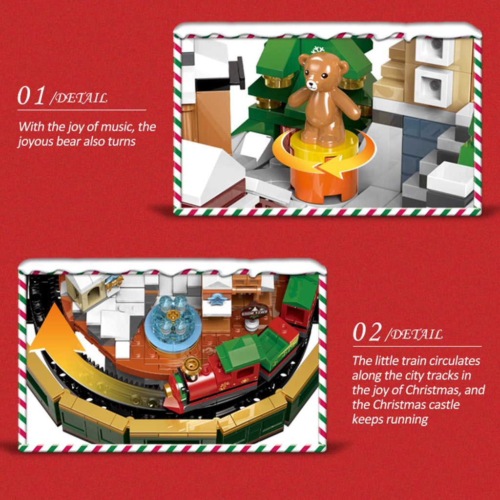 Christmas Village Rotating Mechanics Building Sets - Kawaiies - Adorable - Cute - Plushies - Plush - Kawaii