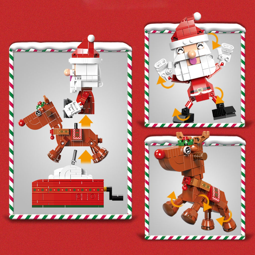 Christmas Village Rotating Mechanics Building Sets - Kawaiies - Adorable - Cute - Plushies - Plush - Kawaii